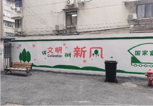 天门社区墙绘